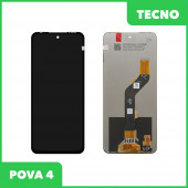 LCD дисплей для Tecno POVA 4 в сборе с тачскрином, 100% оригинал (черный) LCD дисплей для Tecno POVA 4 в сборе с тачскрином, 100% оригинал (черный)
