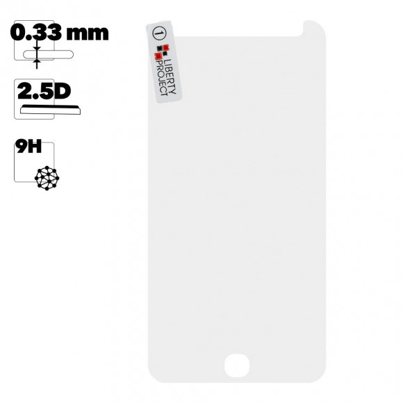 Защитное стекло "LP" для Alcatel One Touch Pop Up (6044D) (5.0") Tempered Glass 0.33 мм, 2.5D, 9H (ударопрочное, конверт)
