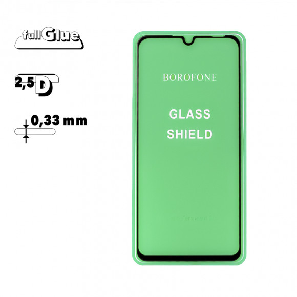 Защитное стекло Borofone E. S. F. S. S. T. G. 2.5D для Huawei P30 Lite 2020 0.33 мм, черное