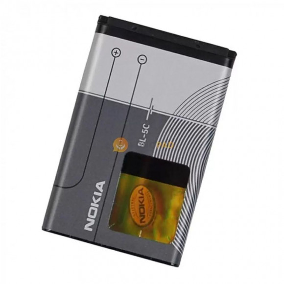 Аккумулятор (батарея) BL-5C для телефона Nokia 1100, 130, 130 Dual, 150, 205, 205 Dual, 107 Dual, 208, 216, 220, 220 Dual, 230, 130 2017, 900мАч