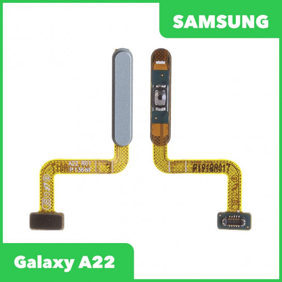 Шлейф для Samsung Galaxy A22 SM-A225 сканер отпечатка пальцев (зеленый)