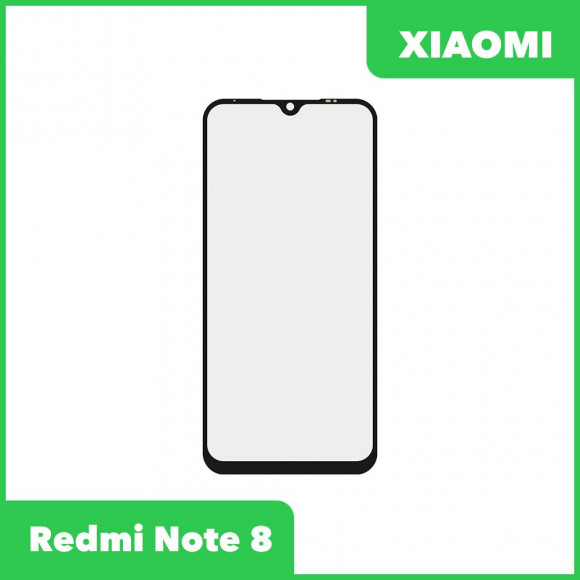 Стекло для переклейки дисплея Xiaomi Redmi Note 8, черный