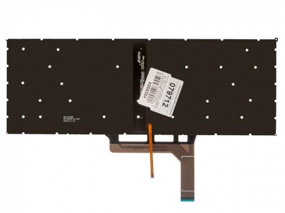 Клавиатура для ноутбука MSI GF63 черная, белая подсветка Клавиатура для ноутбука MSI GF63 черная, белая подсветка