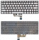 Клавиатура для ноутбука Asus UX333F серебристая с подсветкой