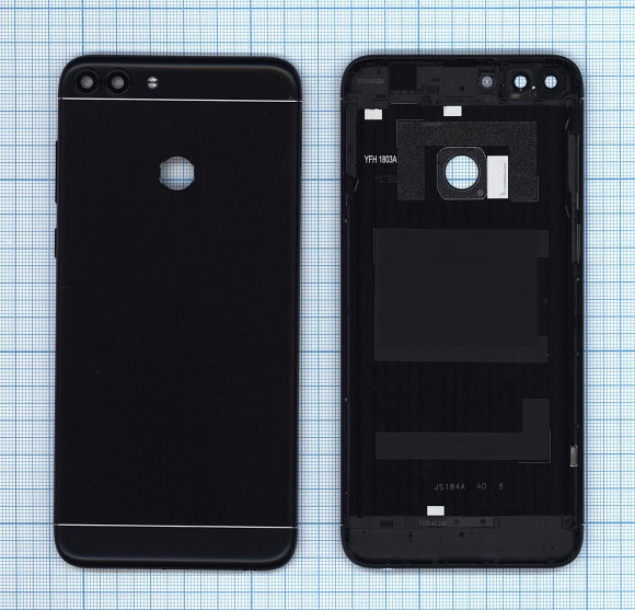 Задняя крышка корпуса для Huawei P Smart, Enjoy 7S, черная