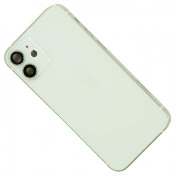 Задняя крышка корпуса в сборе с рамкой для Apple iPhone 12 Mini, зеленая