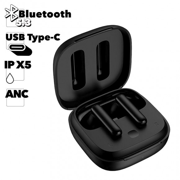 TWS Bluetooth гарнитура Xiaomi T13 ANC (черная)