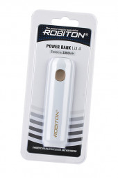 Портативное зарядное устройство (Внешний аккумулятор) Robiton Power Bank Li3.4 MAGNOLIA (белый) 3350мАч BL1 Портативное зарядное устройство (Внешний аккумулятор) Robiton Power Bank Li3.4 MAGNOLIA (белый) 3350мАч BL1