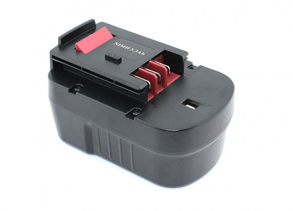 Аккумулятор для электроинструмента Black&Decker (p/n: A144, A144EX, A14, HPB14), 3300мАч, 14.4В, Ni-Mh
