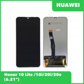 LCD дисплей для Huawei Honor 10 Lite, 10i, 20i, 20e в сборе с тачскрином (черный) оригинал