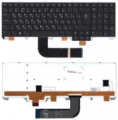 Клавиатура для ноутбука Dell Alienware M17x R5, черная с подсветкой Клавиатура для ноутбука Dell Alienware M17x R5, черная с подсветкой