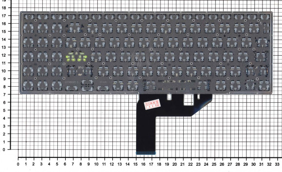 Клавиатура для ноутбука Asus VivoBook X513E серебристая