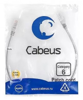 Патч-корд U/UTP Cabeus PC-UTP-RJ45-Cat.6-0.5m