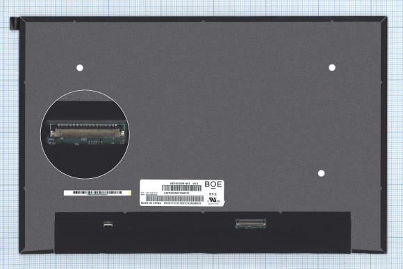 Матрица NE160QDM-N63, 16", ADS, 2560x1600 (WQXGA), 60 Гц, 40 pin, LED, UltraSlim, разъём справа, без креплений, матовая Матрица NE160QDM-N63, 16", ADS, 2560x1600 (WQXGA), 60 Гц, 40 pin, LED, UltraSlim, разъём справа, без креплений, матовая