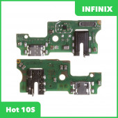 Системный разъем (разъем зарядки) для Infinix Hot 10S, разъем гарнитуры, микрофон Системный разъем (разъем зарядки) для Infinix Hot 10S, разъем гарнитуры, микрофон
