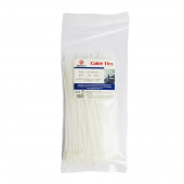 Стяжка кабельная BNH, неоткрывающаяся, 2,5 мм Ш, 150 мм Д, 100 шт, материал: нейлон, цвет: белый Стяжка кабельная BNH, неоткрывающаяся, 2,5 мм Ш, 150 мм Д, 100 шт, материал: нейлон, цвет: белый