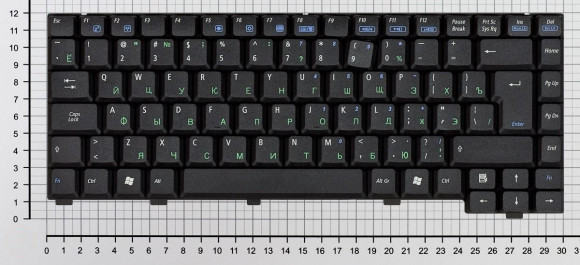 Клавиатура для ноутбука Asus A6R, A6, A6M, A6Rp, A6T, A6TC, черная