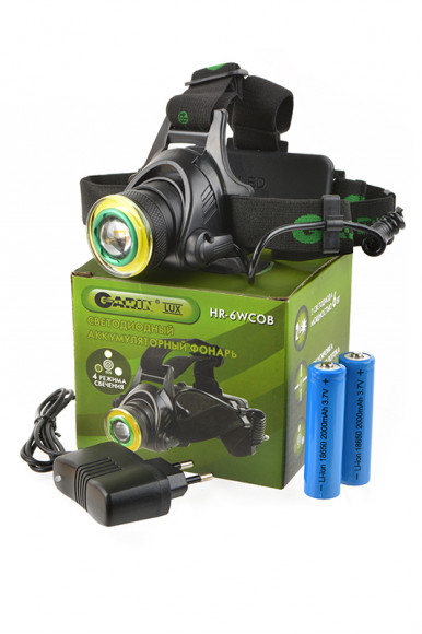 Фонарик GARIN LUX HR-6WCOB налобный