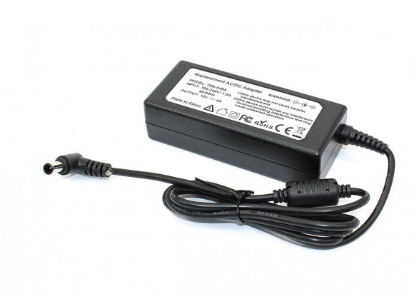 Блок питания для монитора и телевизора LCD 12В, 4A, 6.5х4.4мм (OEM)