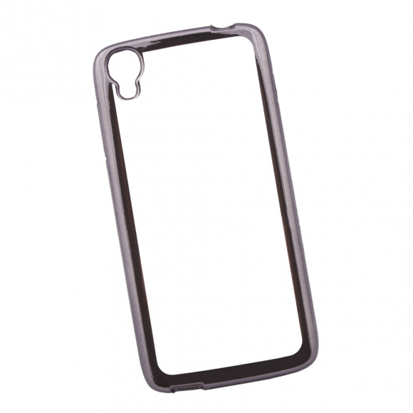 Чехол силиконовый "LP" для Alcatel ONE TOUCH Idol 3 4, 7" TPU (прозрачный с черной хром рамкой)