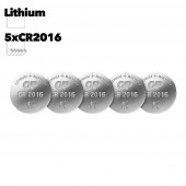 Батарейка GP CR2016 BL5 Lithium 3V (5 шт) Батарейка GP CR2016 BL5 Lithium 3V (5 шт)