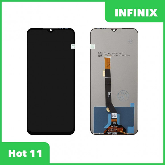 LCD дисплей для Infinix Hot 11 G37 в сборе с тачскрином (черный)