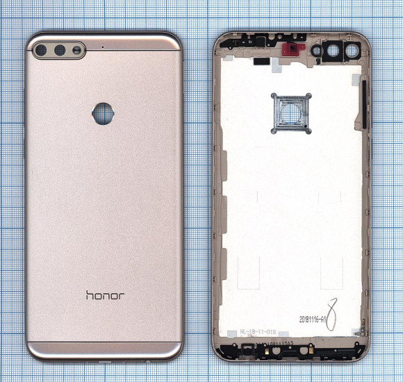 Задняя крышка корпуса для Huawei Honor 7A Pro, золотая