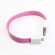 USB Дата-кабель на большом магните плоский MicroUSB (розовый, европакет)