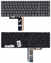Клавиатура для ноутбука Lenovo IdeaPad 320-15ABR, 520-15IKB, черная с подсветкой Клавиатура для ноутбука Lenovo IdeaPad 320-15ABR, 520-15IKB, черная с подсветкой