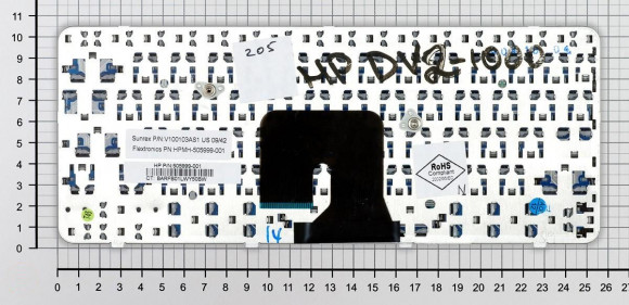 Клавиатура для ноутбука HP Pavilion DV2-1000, DV2-1100, DV2-1200, черная