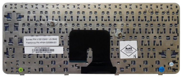 Клавиатура для ноутбука HP Pavilion DV2-1000, DV2-1100, DV2-1200, черная
