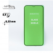 Защитное стекло Borofone E. S. F. S. S. T. G. 2.5D для Apple iPhone 12 Pro Max 0.33 мм, черное