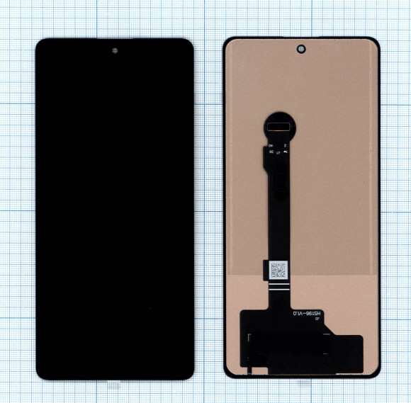 Дисплей для Xiaomi Poco X5 Pro в сборе с тачскрином (TFT) черный