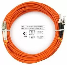 Шнур оптический duplex Cabeus FOP-62-LC-ST-25m