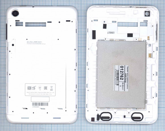 Задняя часть корпуса для планшета Lenovo A3000, белая