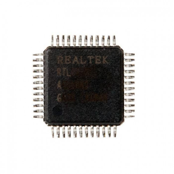 Сетевой контроллер RTL8103EL QFP48 с разбора