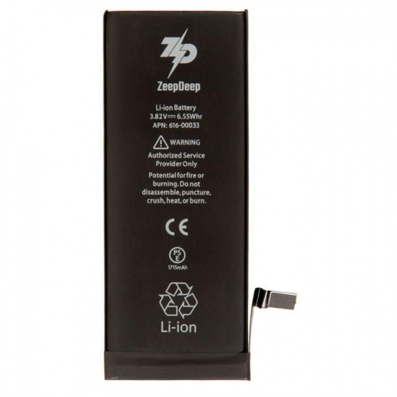 Набор для замены батареи для телефона iPhone 6S ZeepDeep: аккумулятор, набор инструментов, клеевые полоски, проклейка-абсорбер дисплея, пошаговая инст