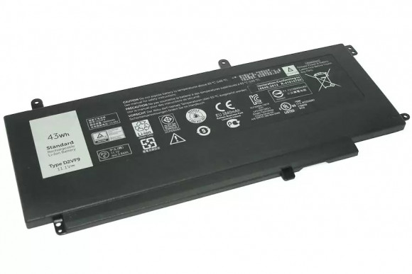 Аккумулятор (батарея) D2VF9 для ноутбука Dell Inspiron 15 7547 11.1B, 43Втч, 3870мАч (оригинал)