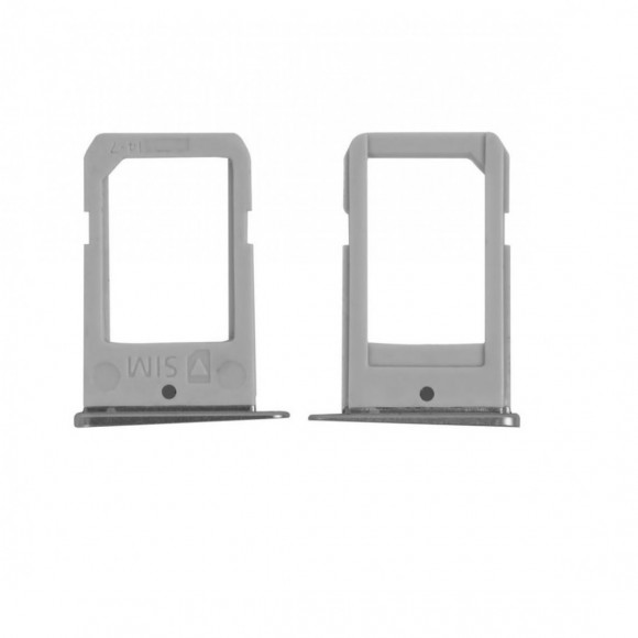 Держатель SIM Samsung G925F, S6 EDGE (серый)