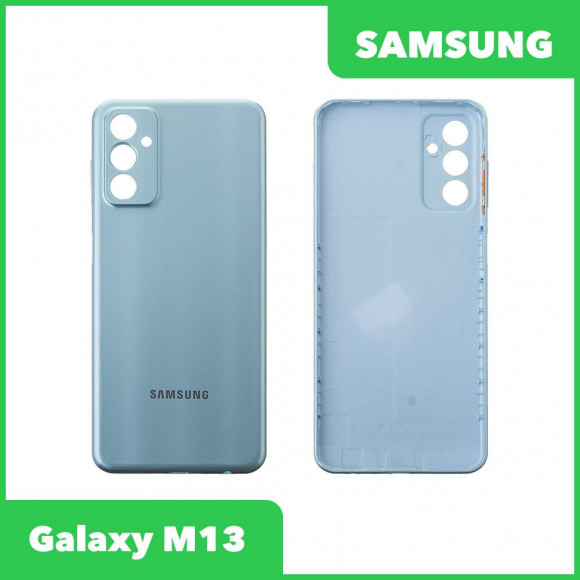 Задняя крышка для Samsung M135 Galaxy M13 (голубой)