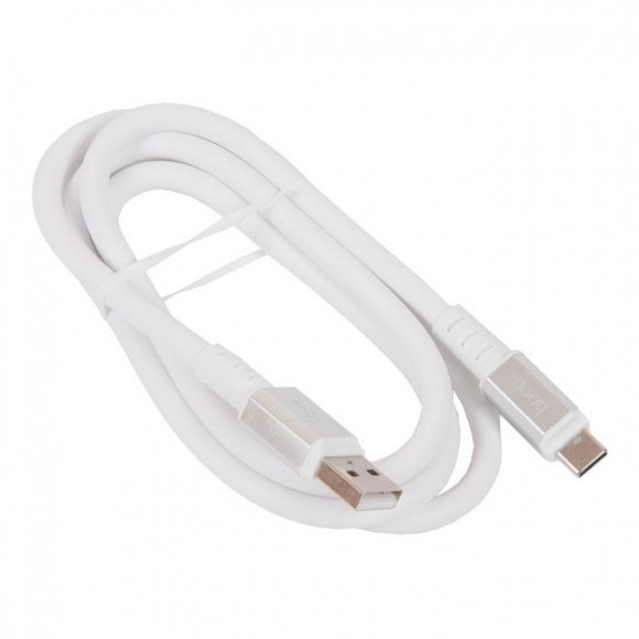 Кабель USB HOCO X85 Strength USB - Type-C, 3A, 1 м, белый