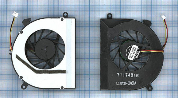 Вентилятор (кулер) для ноутбука Samsung X22, 3-pin Вентилятор (кулер) для ноутбука Samsung X22, 3-pin