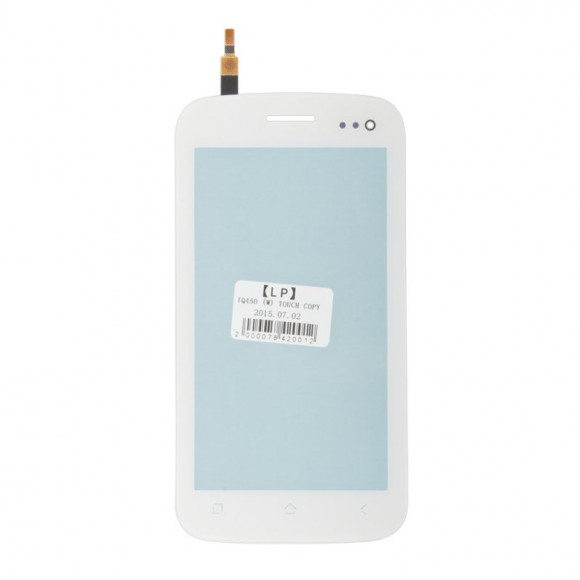 Сенсорное стекло (тачскрин) для Fly Horizon (IQ450) 1-я категория, белый