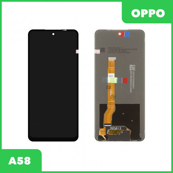 LCD дисплей для Oppo A58 (CPH2577) с тачскрином (черный) 100% оригинал