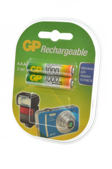 Аккумулятор GP 100AAAHC-2CR2 HR03 BL2, 1 штука