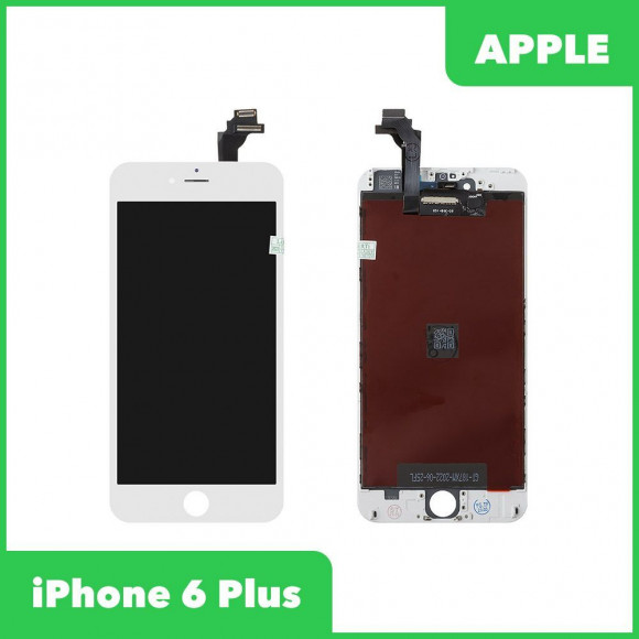 LCD дисплей для Apple iPhone 6 Plus в сборе с тачскрином TF, белый (AAA)