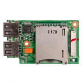 Плата картридера и портов Asus G53, G53S, G53SW Плата картридера и портов Asus G53, G53S, G53SW