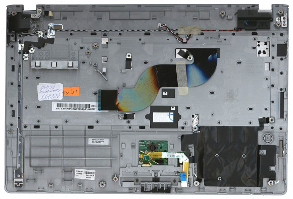 Клавиатура для ноутбука ноутбука Samsung RC410 топ-панель серая