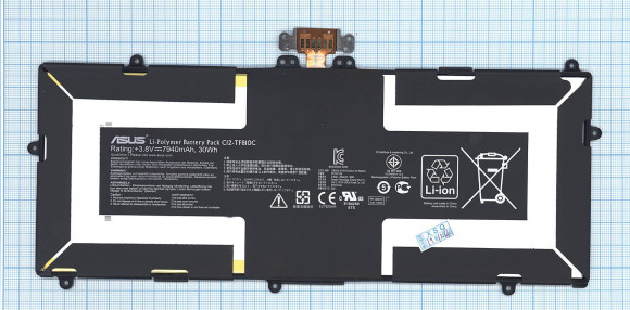 Аккумуляторная батарея C12-TF810C для Asus VivoTab (TF810C) 3.8В, 30Wh