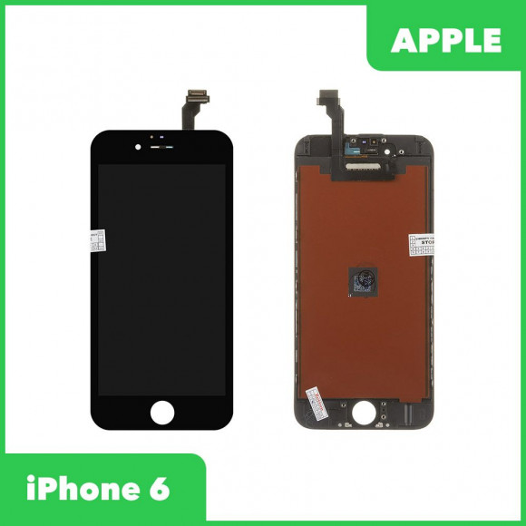 Модуль для Apple iPhone 6 Zetton (олеофобное покрытие), черный